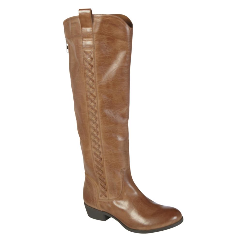 I Love Comfort Women's Fashion Riding Boot Crossings - Luggage Brown - Extended Calf