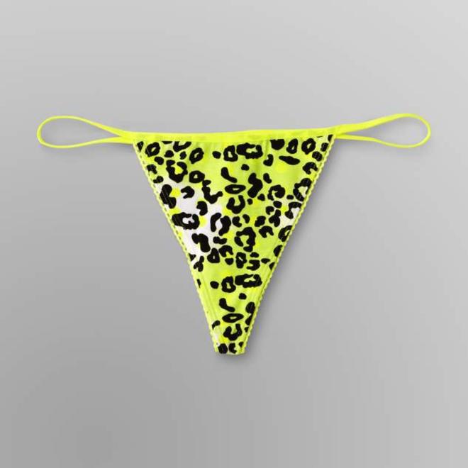 Joe Boxer Women's GString Thong Panties Animal Print