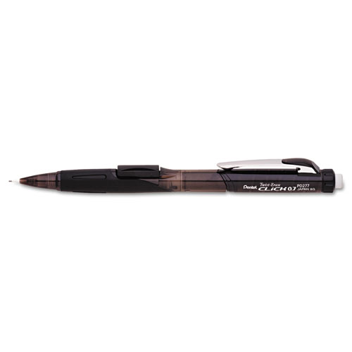 Pentel PENPD277TA &#174; Twist-Erase CLICK Mechanical Pencil  0.7 mm  Black Barrel