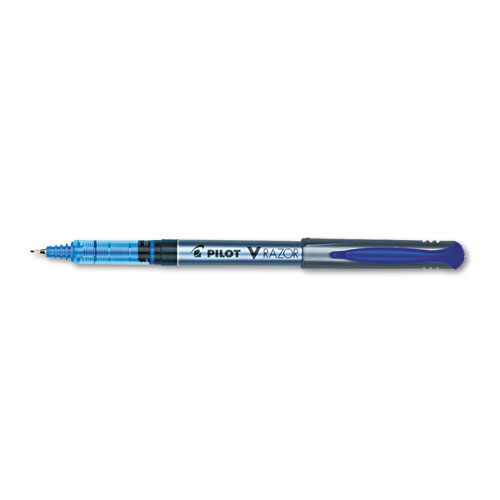 Pilot Automotive PIL11021 &#174; V Razor Point Porous Point Stick Liquid Pen, Blue Ink, Extra Fine, Dozen