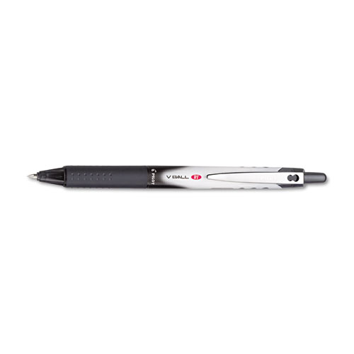 Pilot Automotive PIL26106 VBall RT Liquid Ink Retractable Roller Ball Pen  Black Ink  .5mm