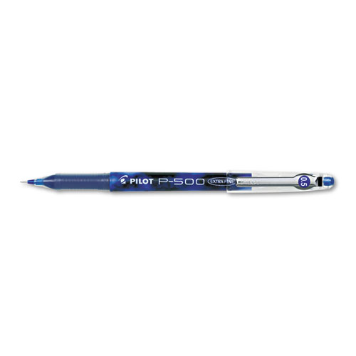 Pilot Automotive PIL38601 P-500 Precise Gel Ink Roller Ball Stick Pen  Blue Ink  .5mm  Dozen