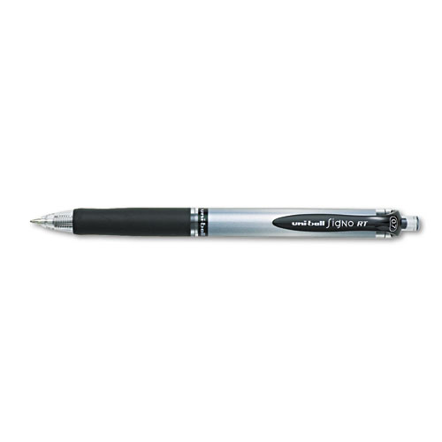 uni-ball SAN65940 Signo Gel RT Roller Ball Retractable Gel Pen  Black Ink  Medium  Dozen