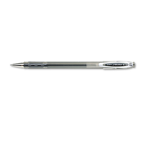 Zebra ZEB43110 J-Roller Roller Ball Stick Gel Pen  Black Ink  Medium  Dozen