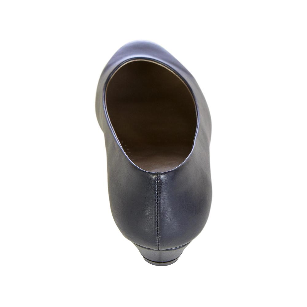 Basic Editions Women's Dress Shoe Renee Wide Width Navy