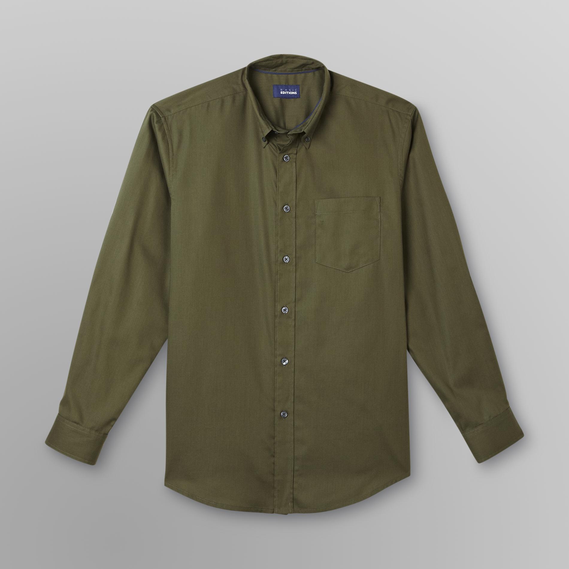 Basic Editions Men's Long-Sleeve Shirt