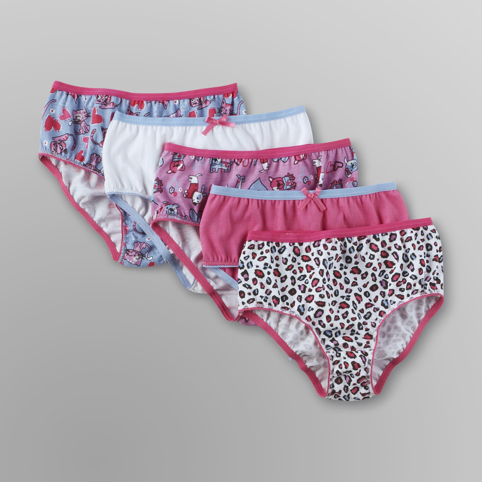 Joe Boxer 5-Pack Toddler Girl's Cotton Panties