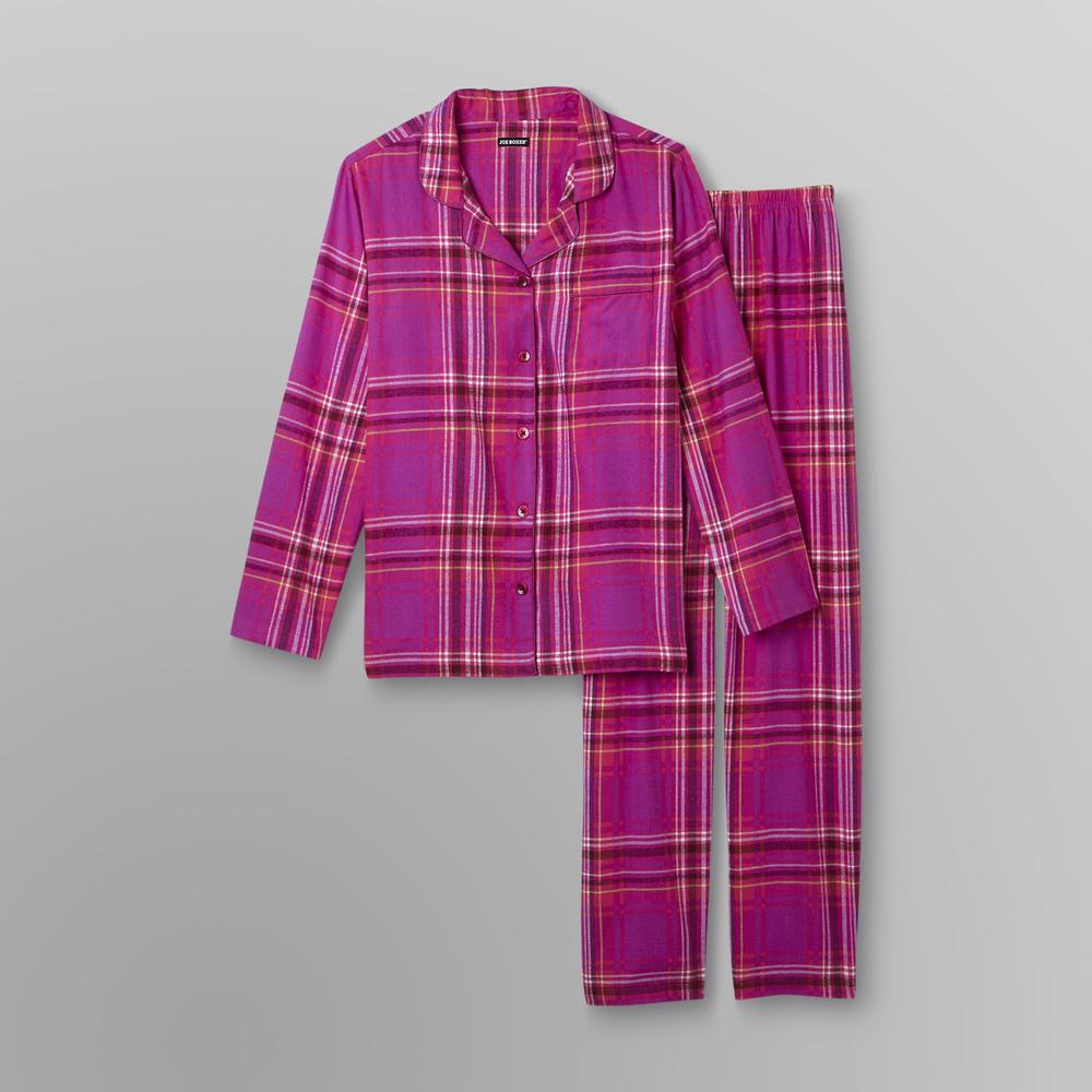 Joe Boxer Women's Flannel Pajamas - Plaid
