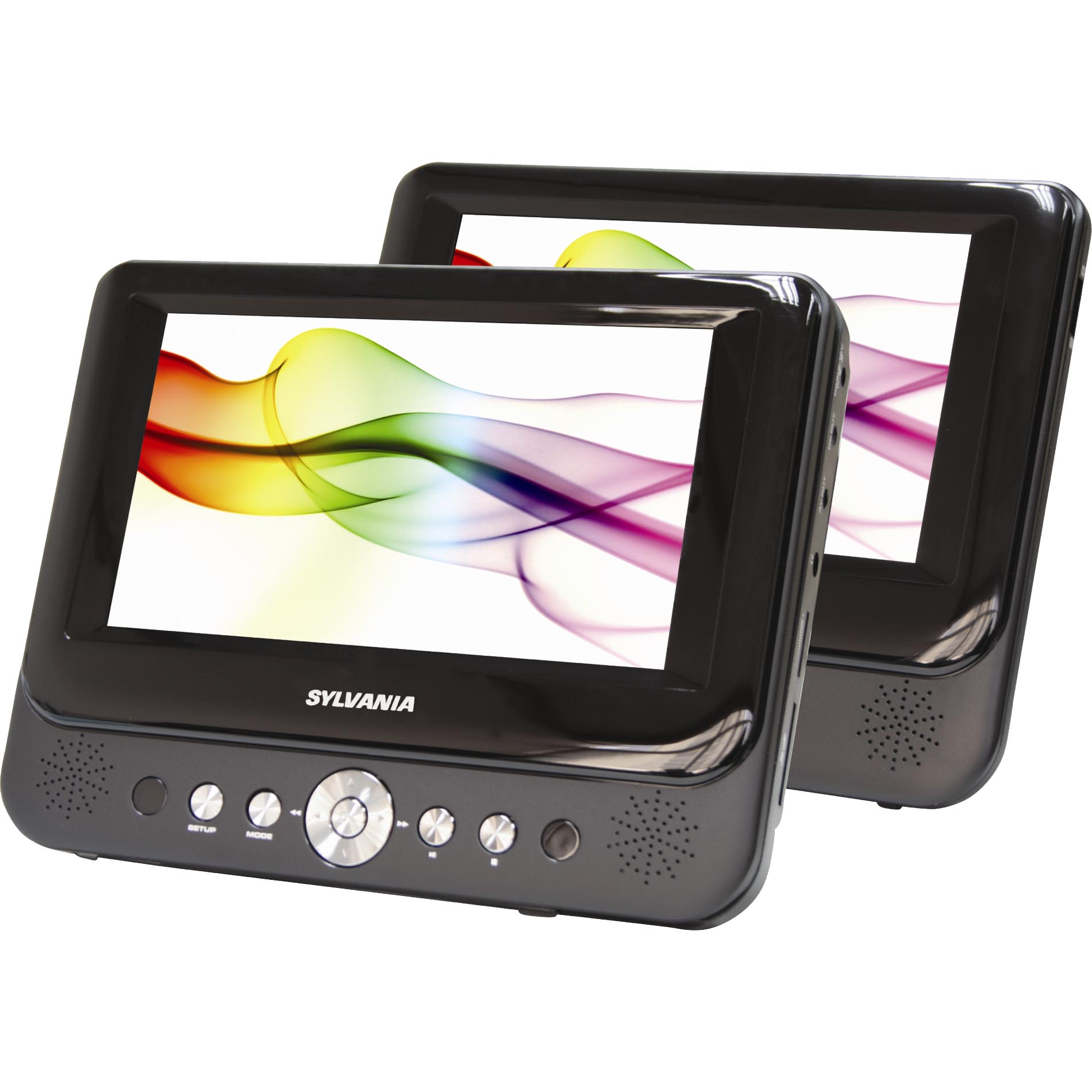 Sylvania SDVD8737 Portable 7-inch Dual Screen DVD -
