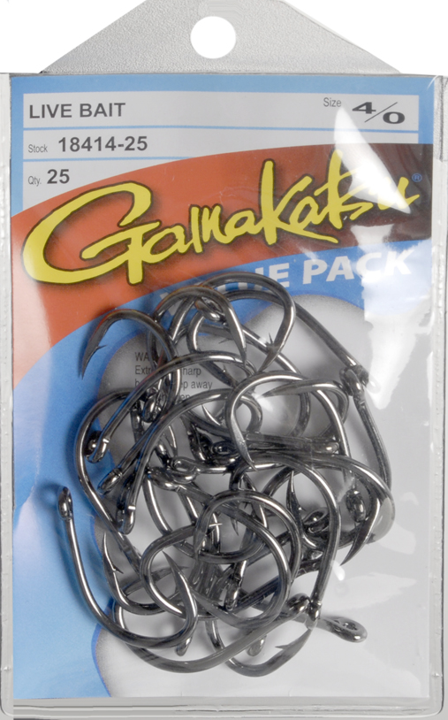 Gamakatsu Live Bait Hooks - Size 4/0
