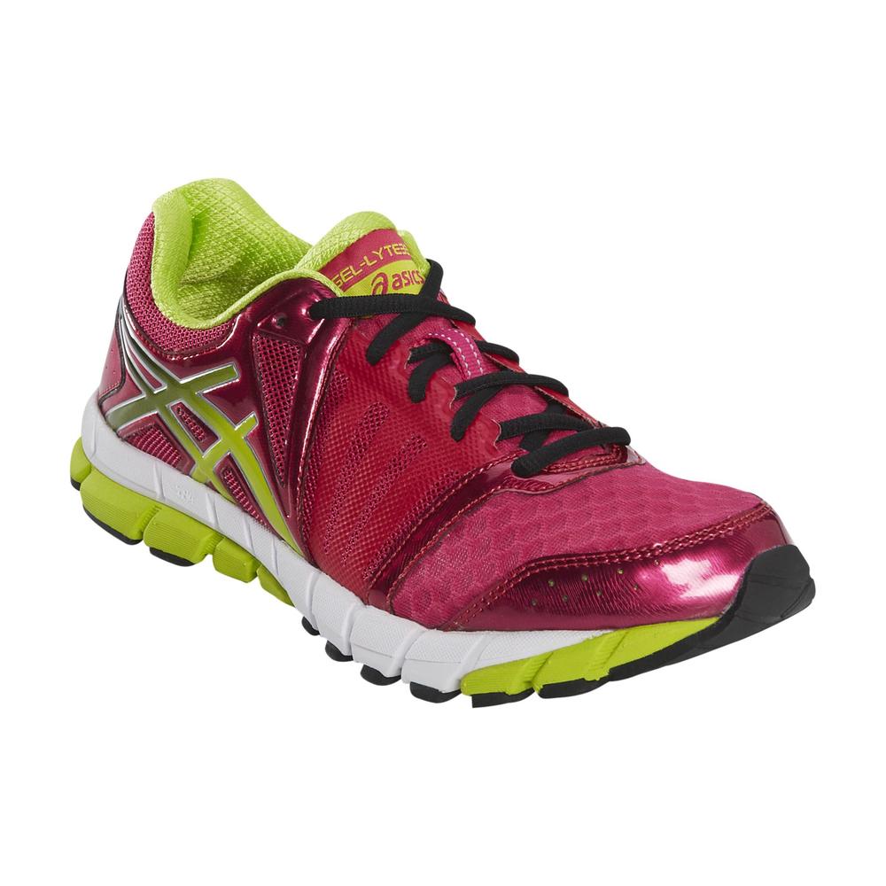 ASICS Women's  GEL-Lyte33 2 Running Athletic Shoe - Pink/Neon Green