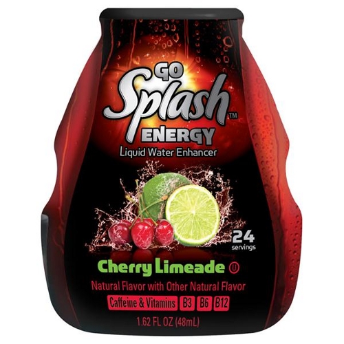 Go Splash Energy Liquid Water Enhancer, Cherry Limeade, 1.62 fl oz