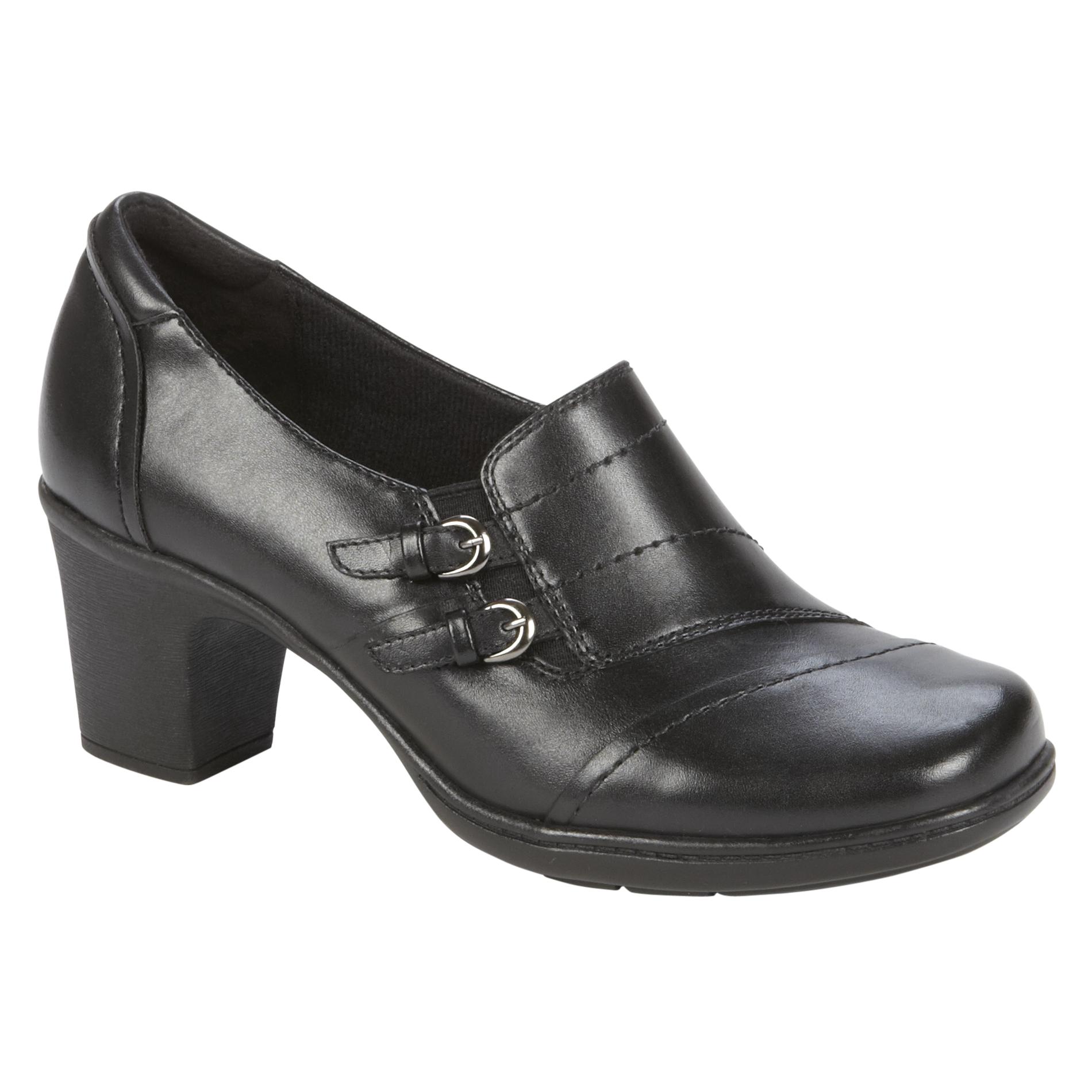 Thom McAn Women's Comfort Dress Shoe Ruth Wide Width - Black - Clothing ...