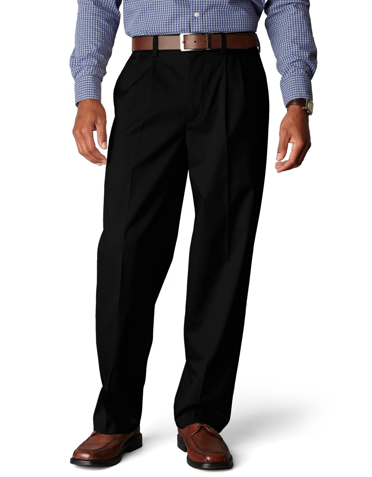 Dockers Men's Signature Khaki D4 Relaxed Fit Pleated Pants