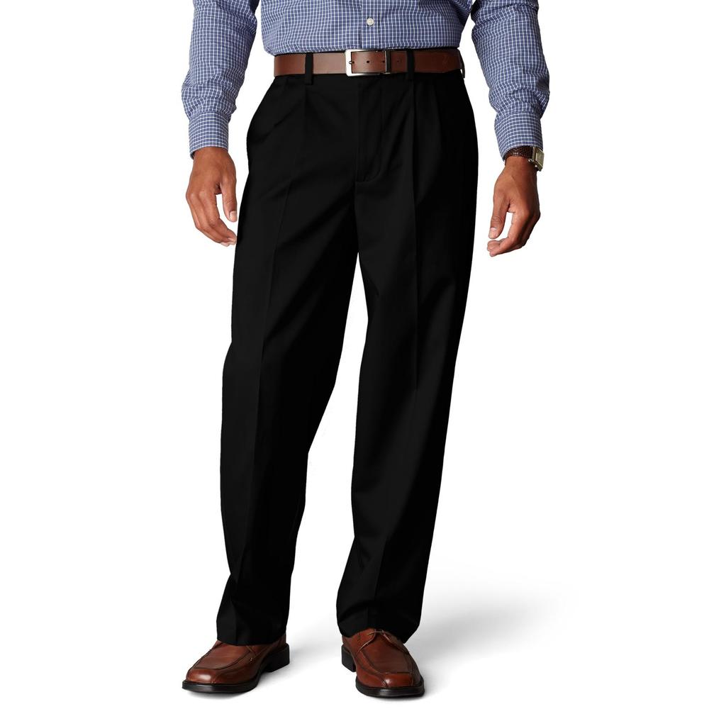 Dockers Men's Big & Tall Signature Khaki D4 Relaxed Fit Pleated Pants