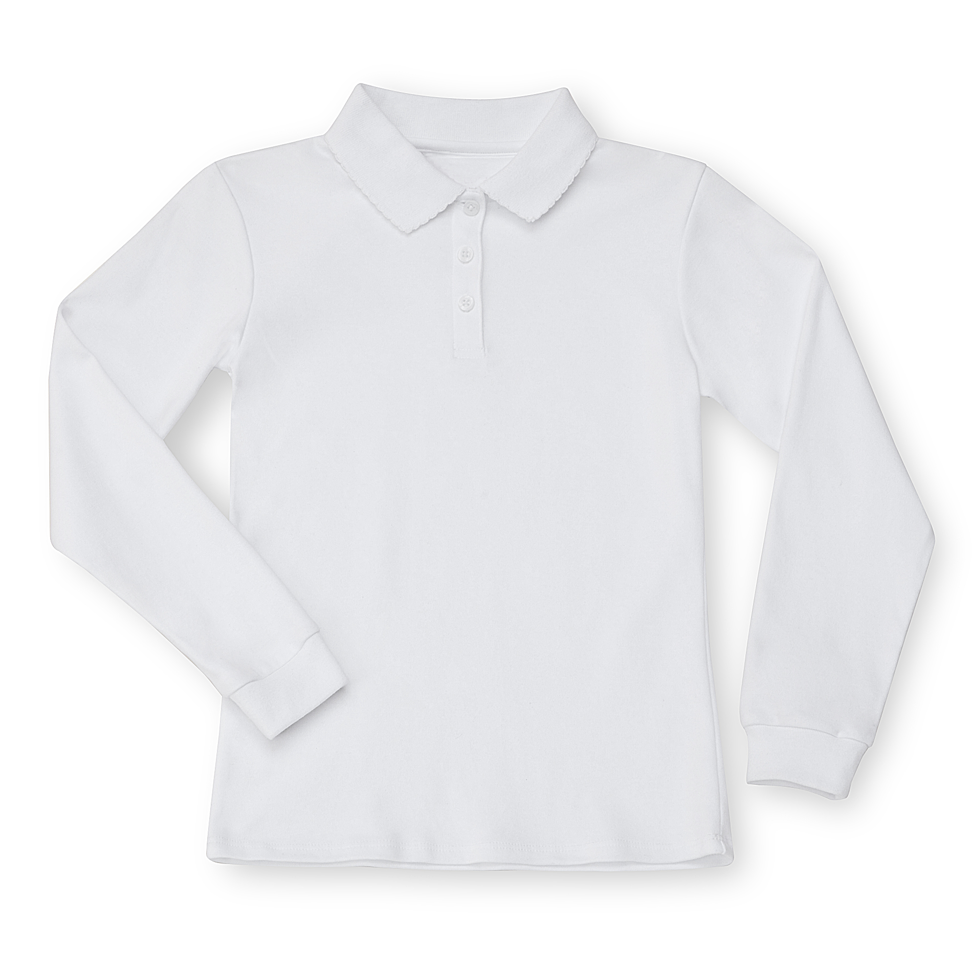 Dockers Girl's Plus Long-Sleeve Uniform Polo Shirt