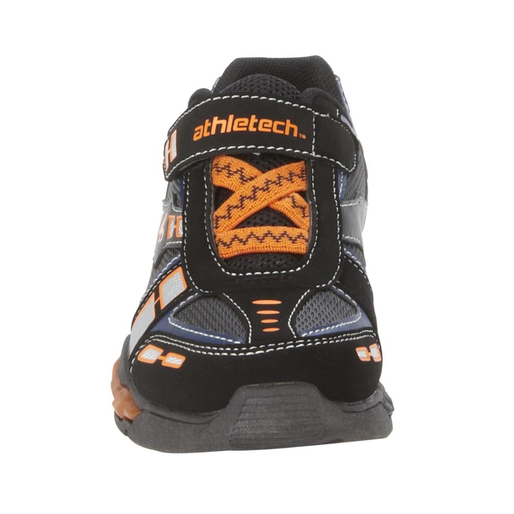 Athletech Boy's Sneaker Light Rider - Black/Orange