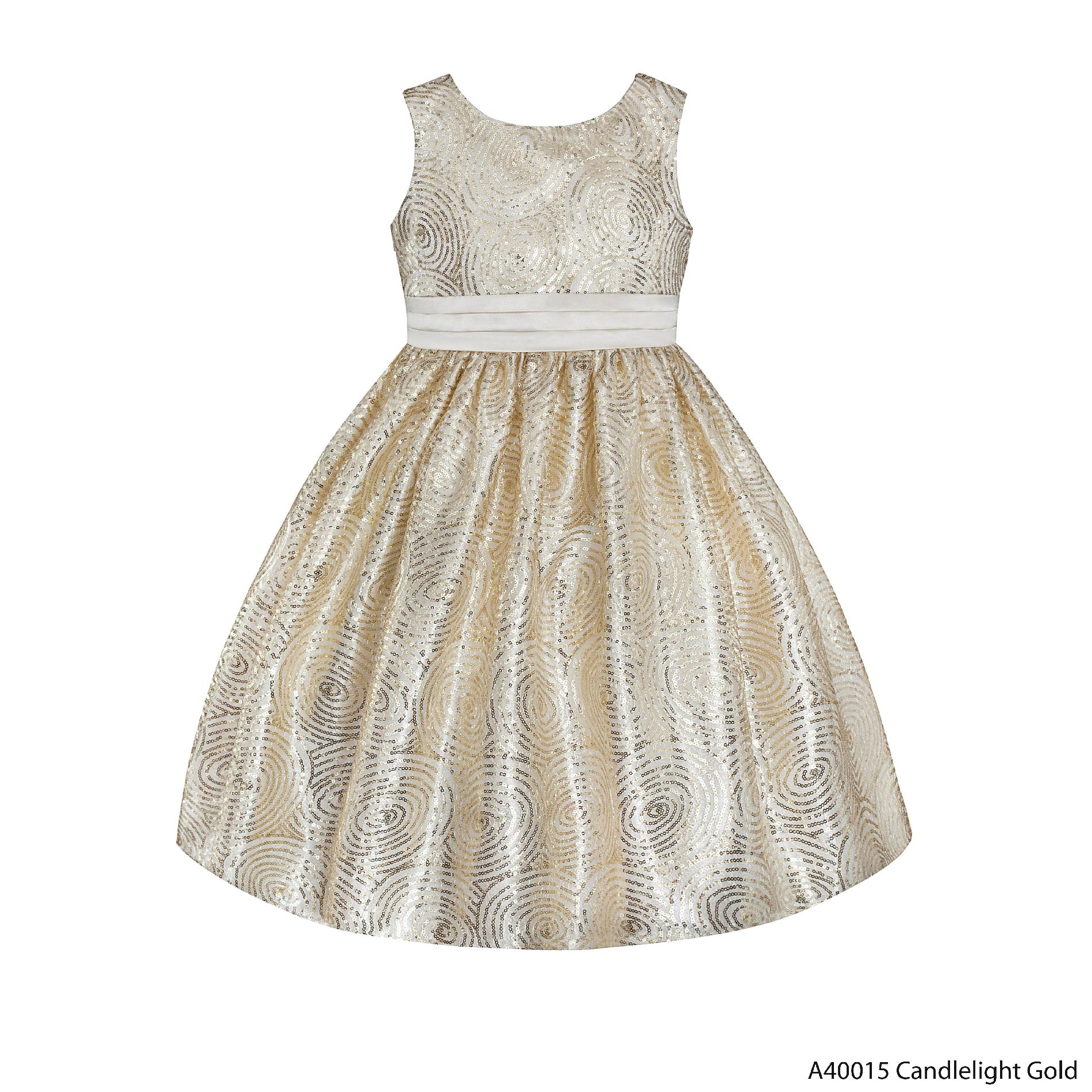 American Princess Girl's Sequin Party Dress