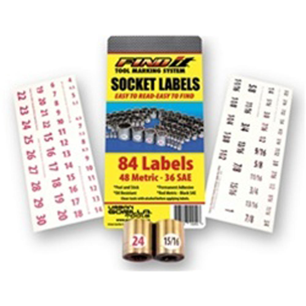 Urban Gorilla Tools Inc. FIND IT Socket Stickers (sockets not included)