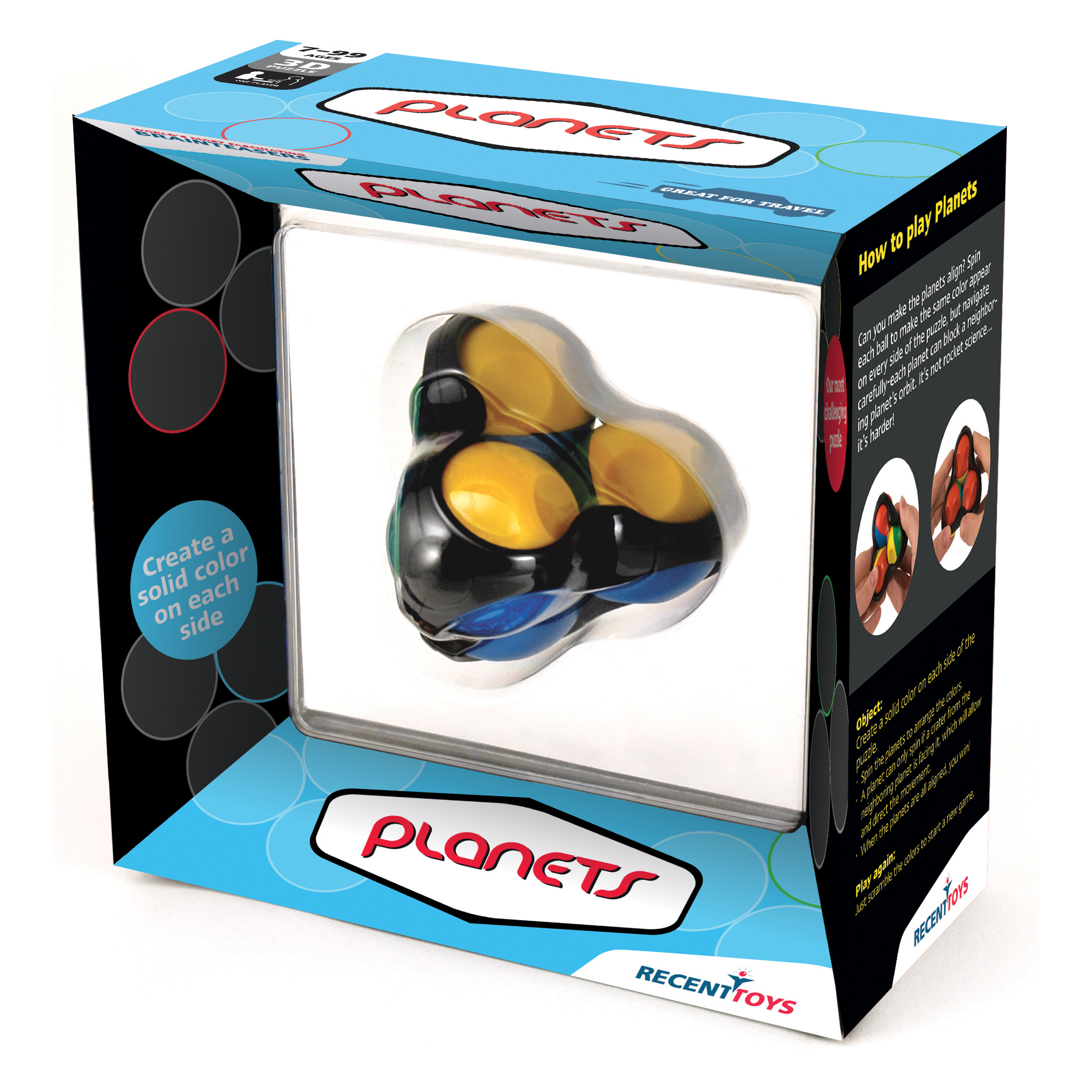 Windworks Brainteaser Knobelspiel 'Planets' – Logikspiel Zum Drehen Der Planeten, Fördert Konzentration