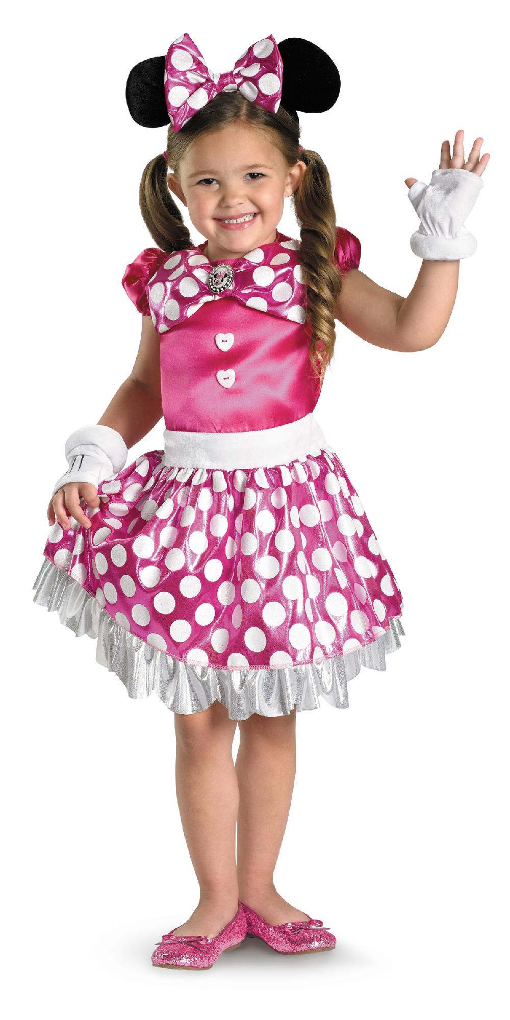 Disney Pink Minnie Shimmer Girls Halloween Costume
