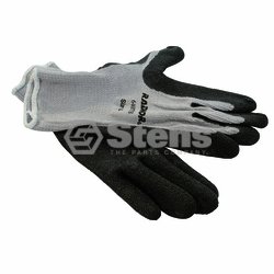 Stens 751-150 Coated Work Glove / Gray String Knit  Medium