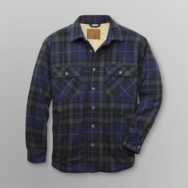 Outdoor Life Men's Flannel Shirt Jacket Plaid