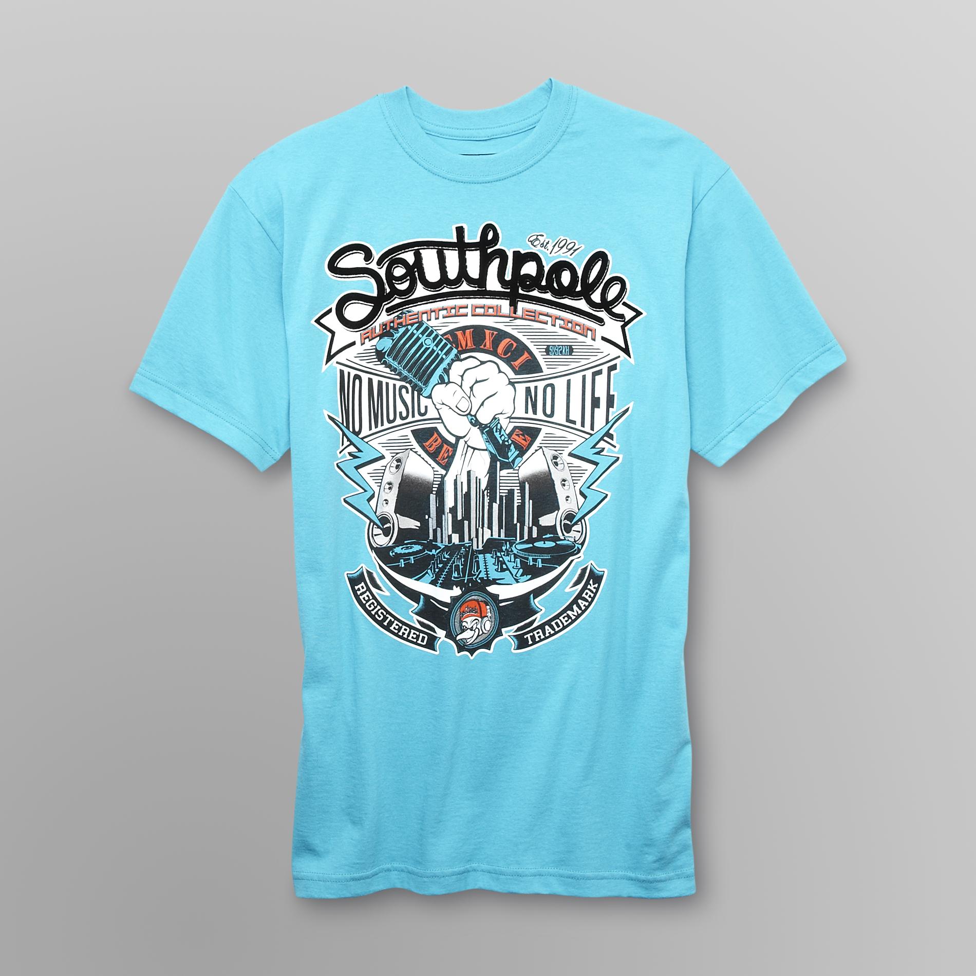 Southpole Young Men's Graphic T-Shirt - Music