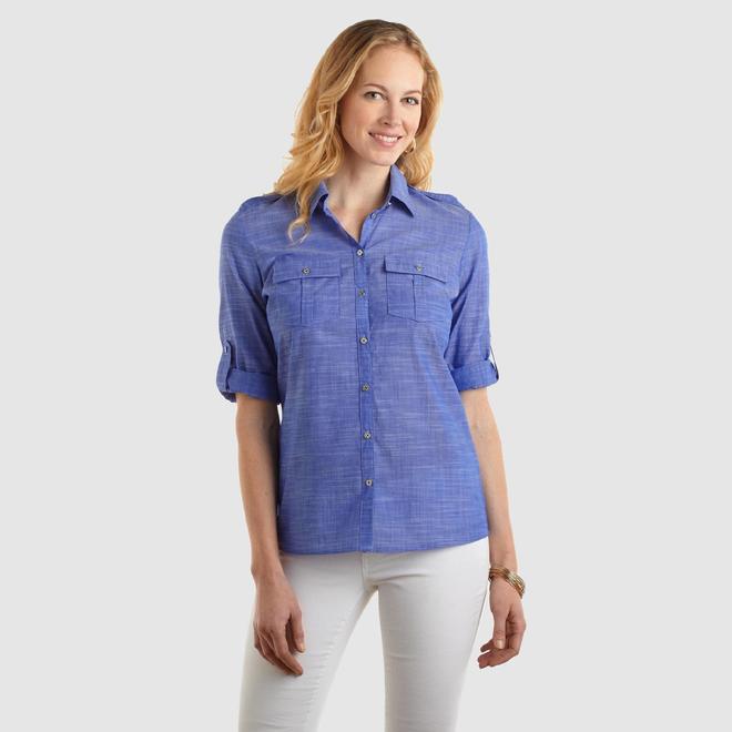 Jaclyn Smith Women's Utility Shirt