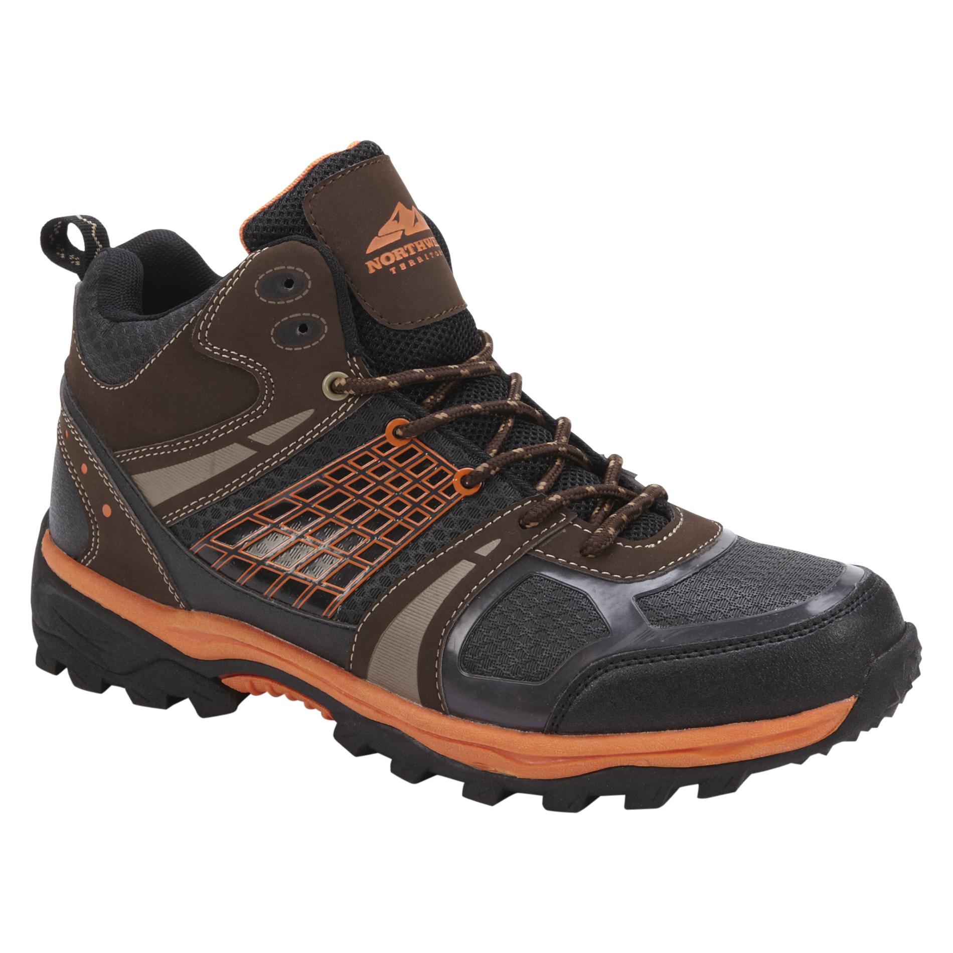 Northwest Territory Men's Mid Hiker Boot Trailhawker - Brown/Orange