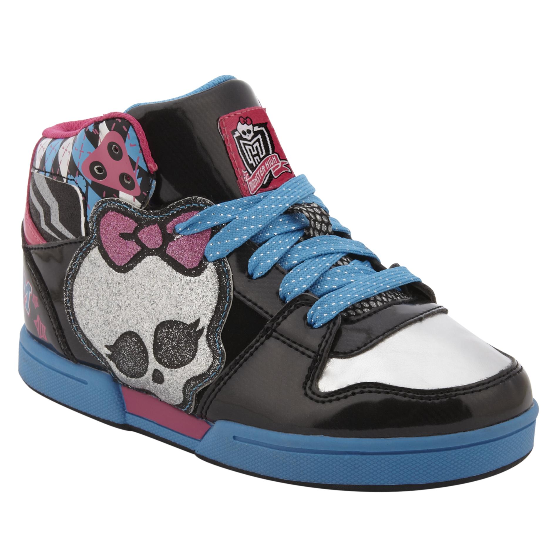 Monster High Girls'  Black High-Top Sneaker
