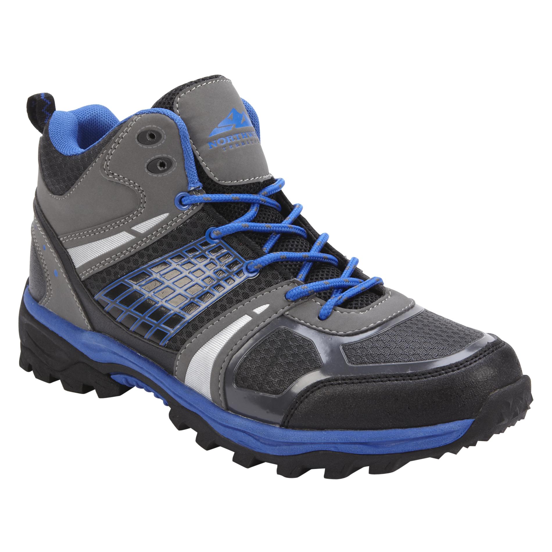 Northwest Territory Men's Mid Hiker Boot Trailhawker - Grey/Blue