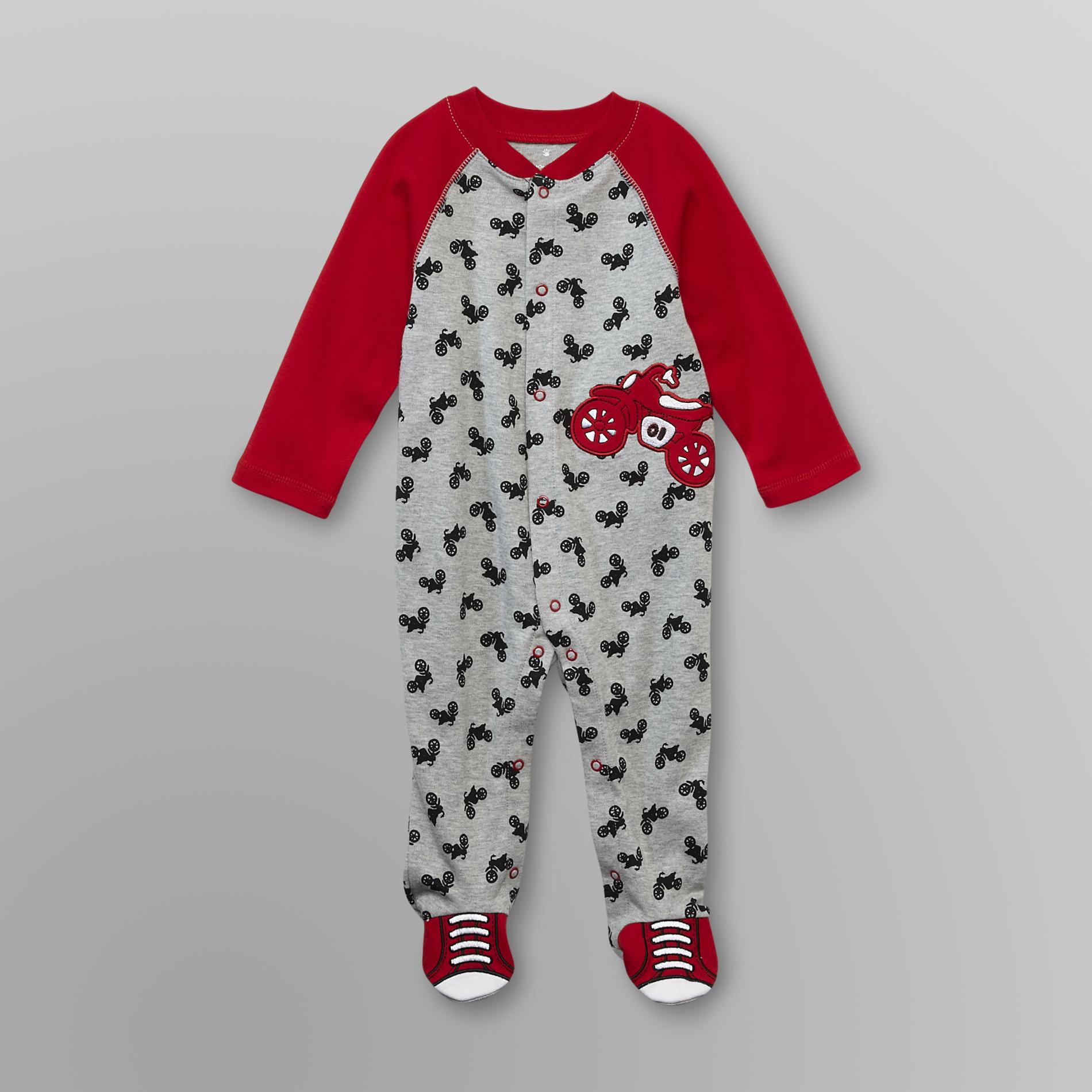 Small Wonders Infant Boy's Sleeper Pajamas Dirt Bike