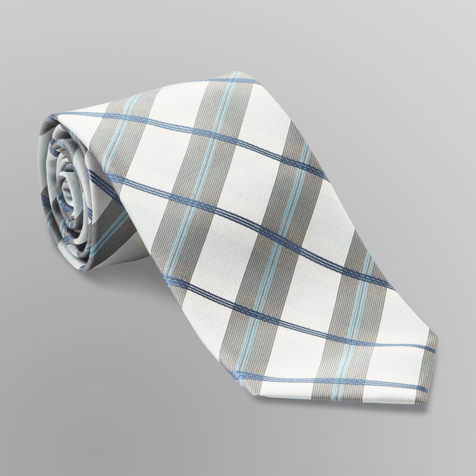 David Taylor Collection Men's Necktie - Modern Plaid
