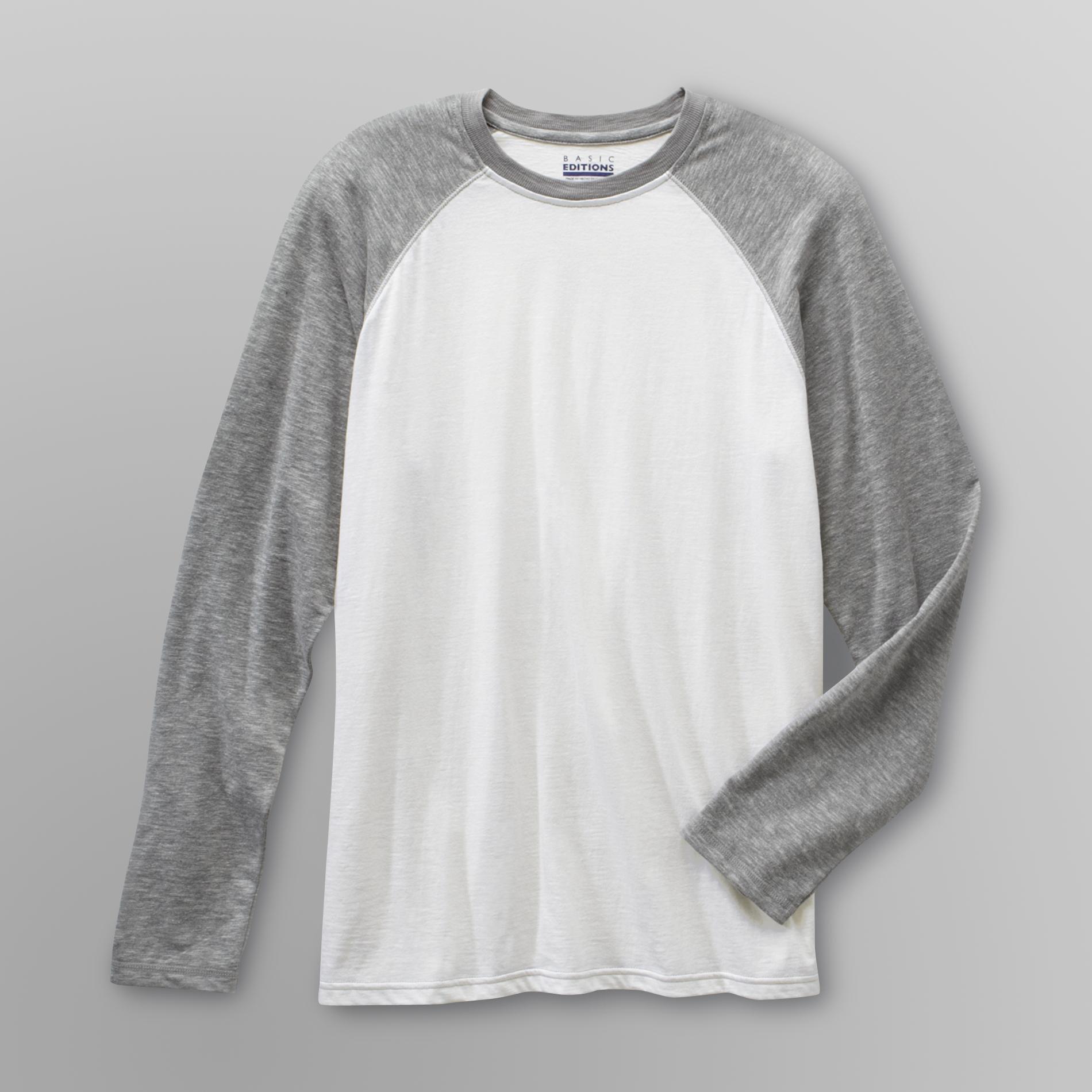 Basic Editions Men's Long-Sleeve Raglan Shirt