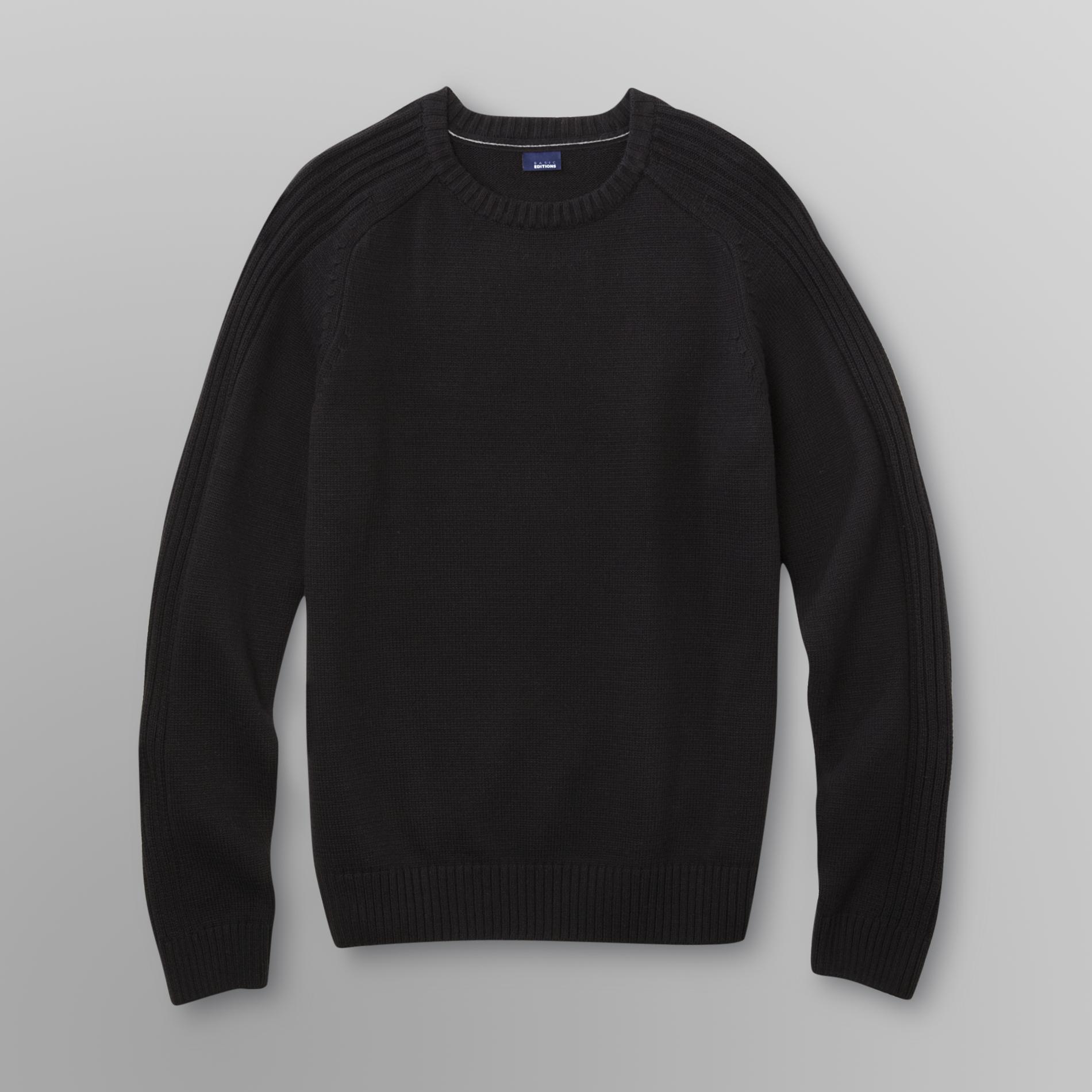 Basic Editions Men's Woven Sweater