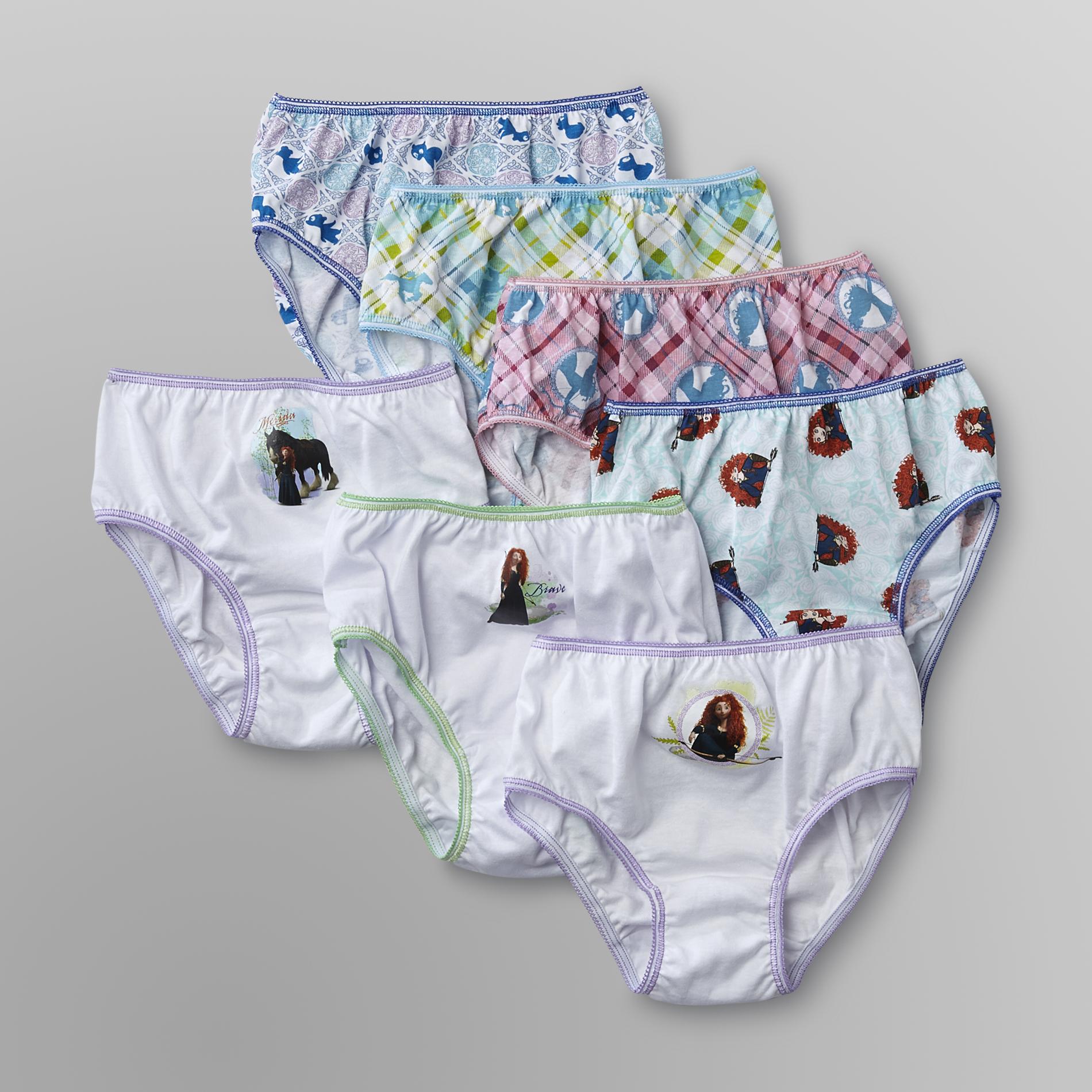 Disney Brave Girl's 7-Pack Underwear