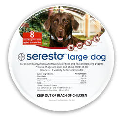 Bayer Seresto Solid Dog Flea and Tick Collar Imidacloprid/Flumethrin 1.6 oz