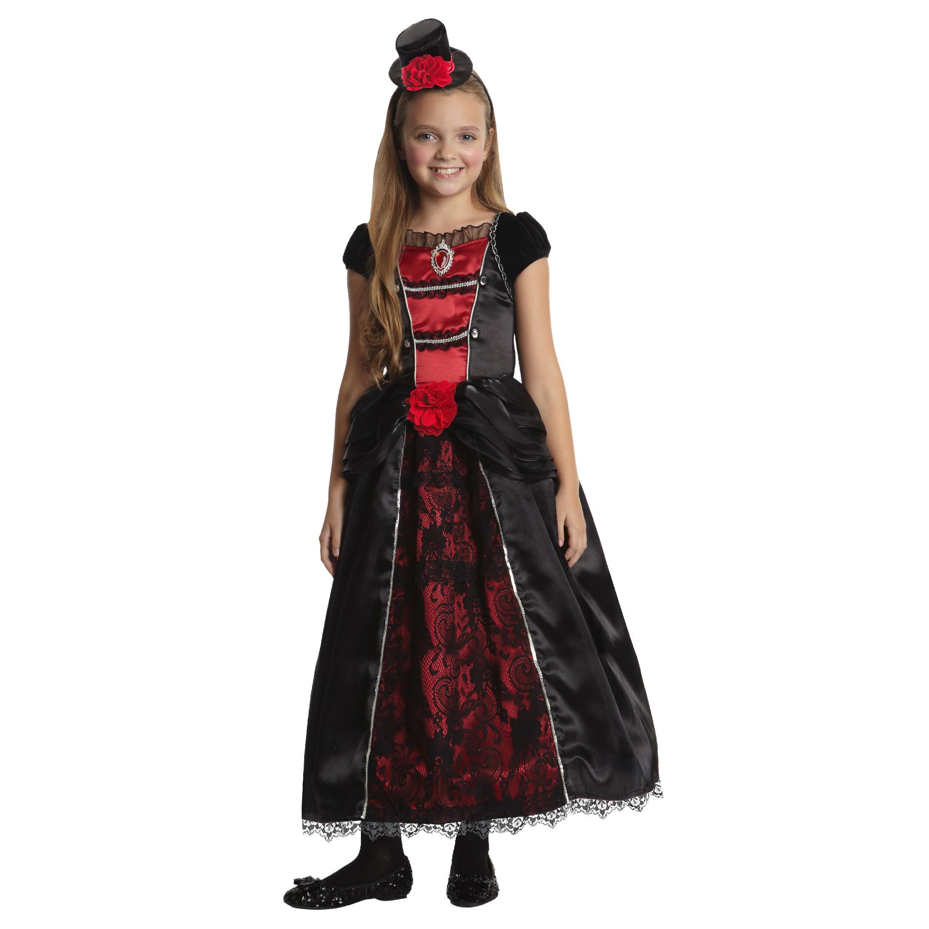 Totally Ghoul Ruby Victorian Girls Halloween Costume