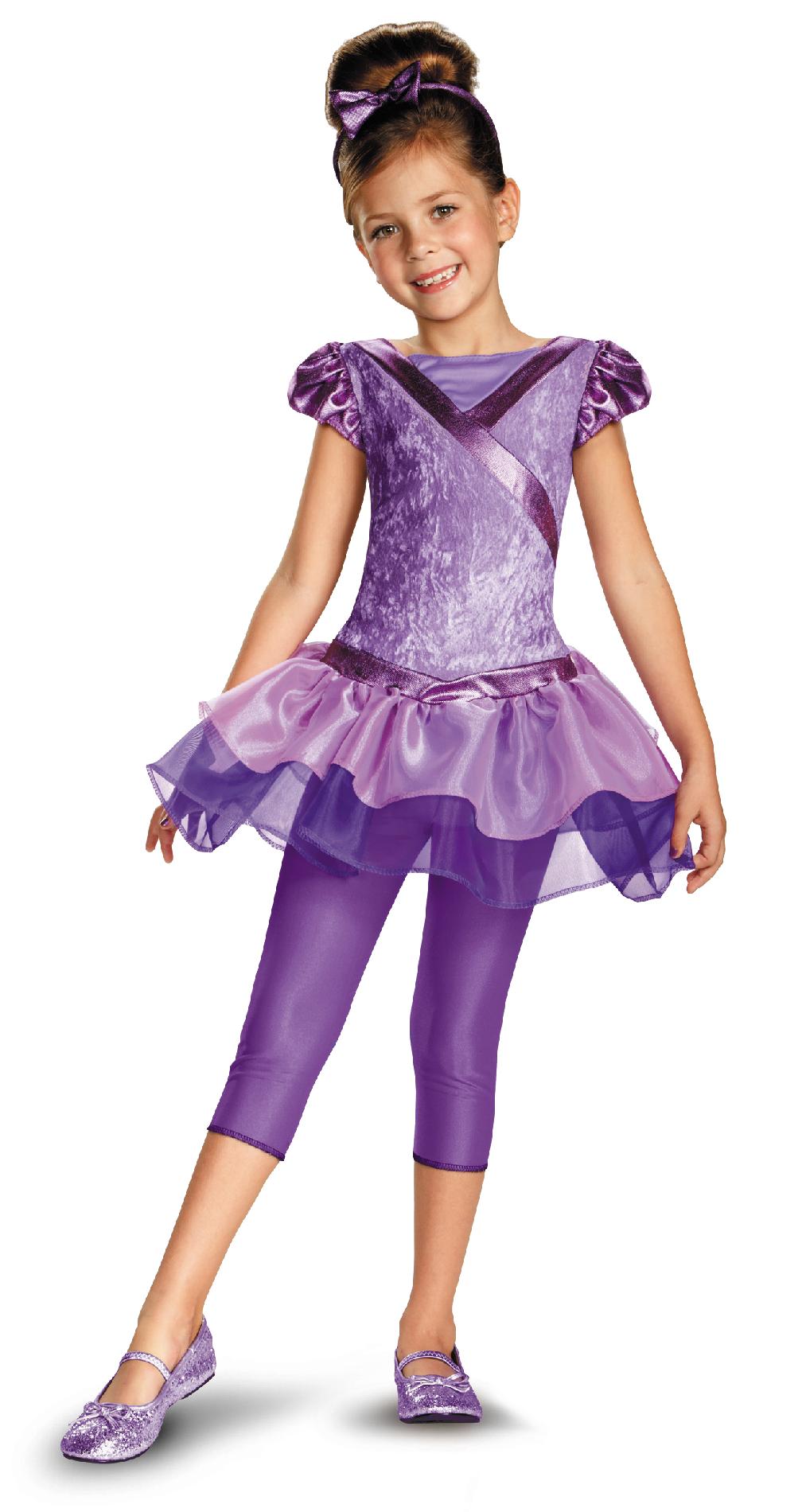 Totally Ghoul Purple Ballerina Girls Halloween Costume