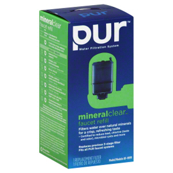 Pur 12119915 Water Filtration System, Mineral Clear, Refill, 1 filter