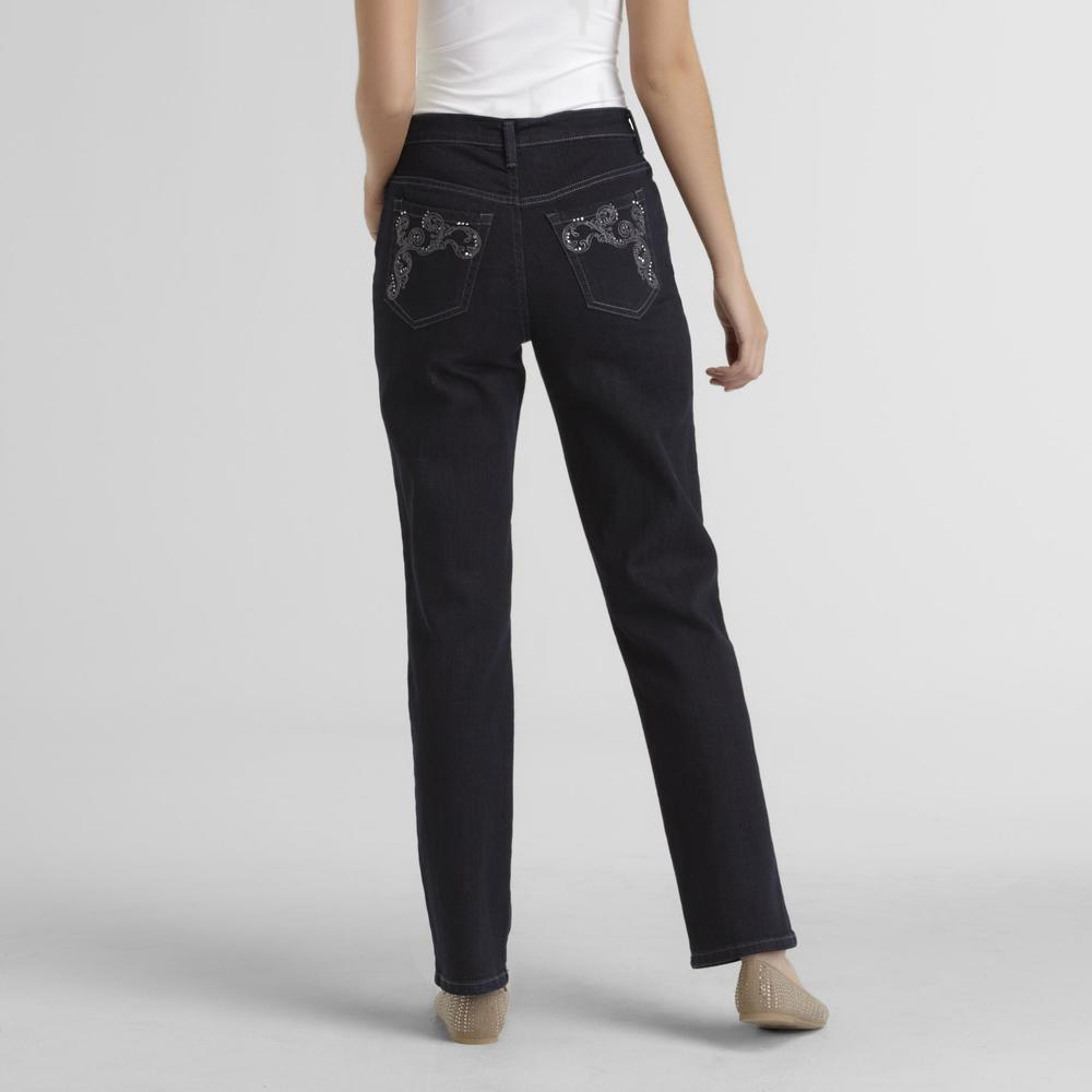 Gloria Vanderbilt Women's Classic Fit Amanda Jeans - Embellished