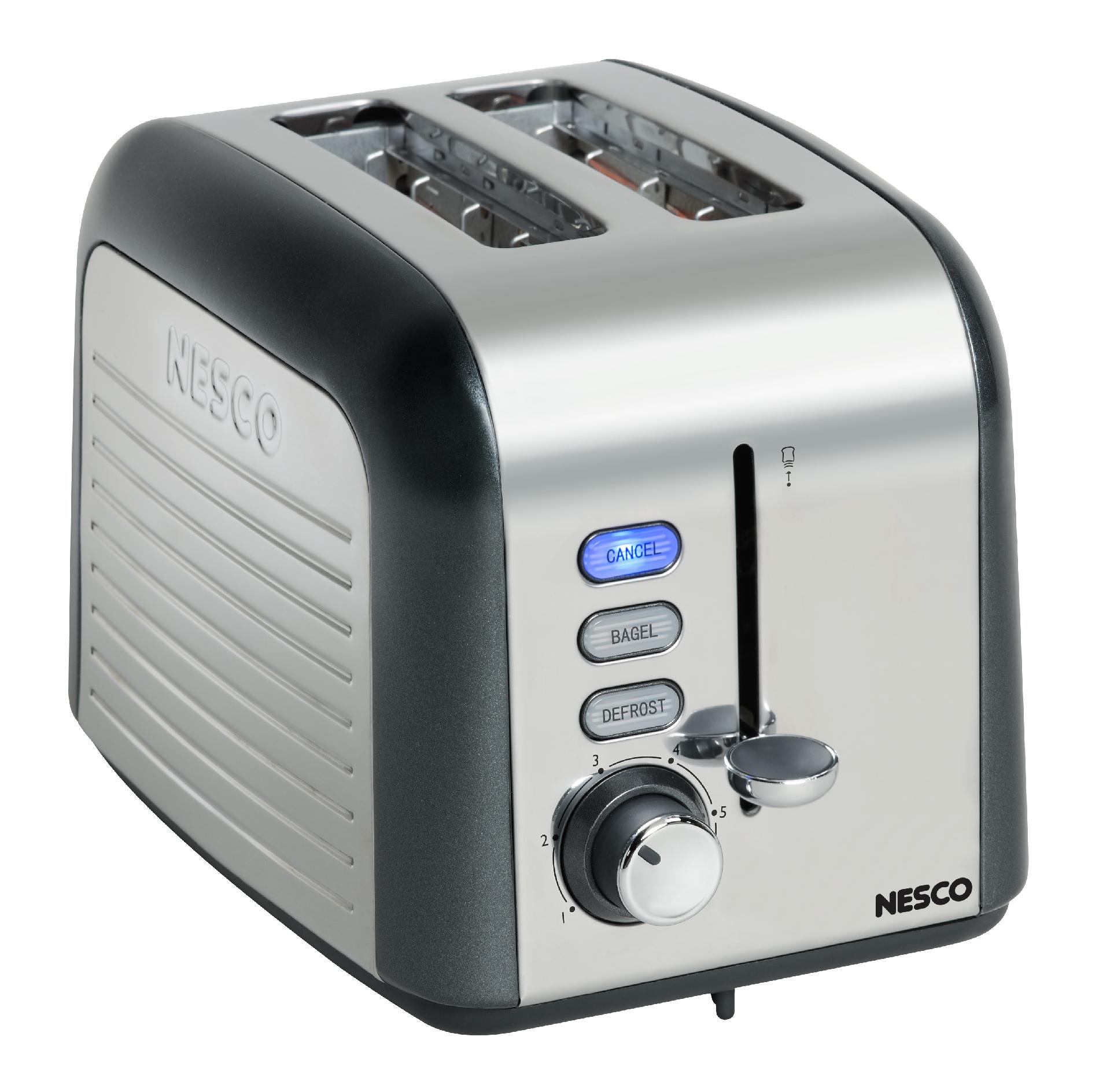 Nesco T1000-13 Gray 2 Slice Toaster