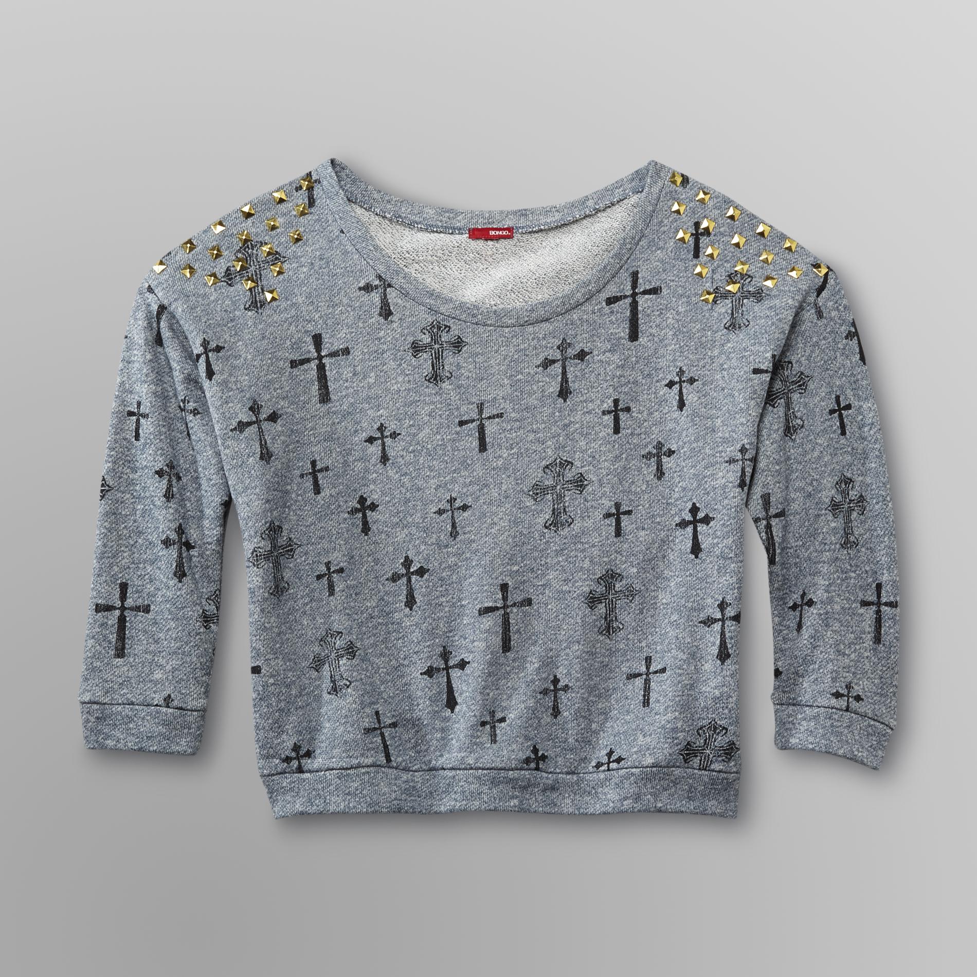 Bongo Junior's French Terry Sweatshirt - Crosses