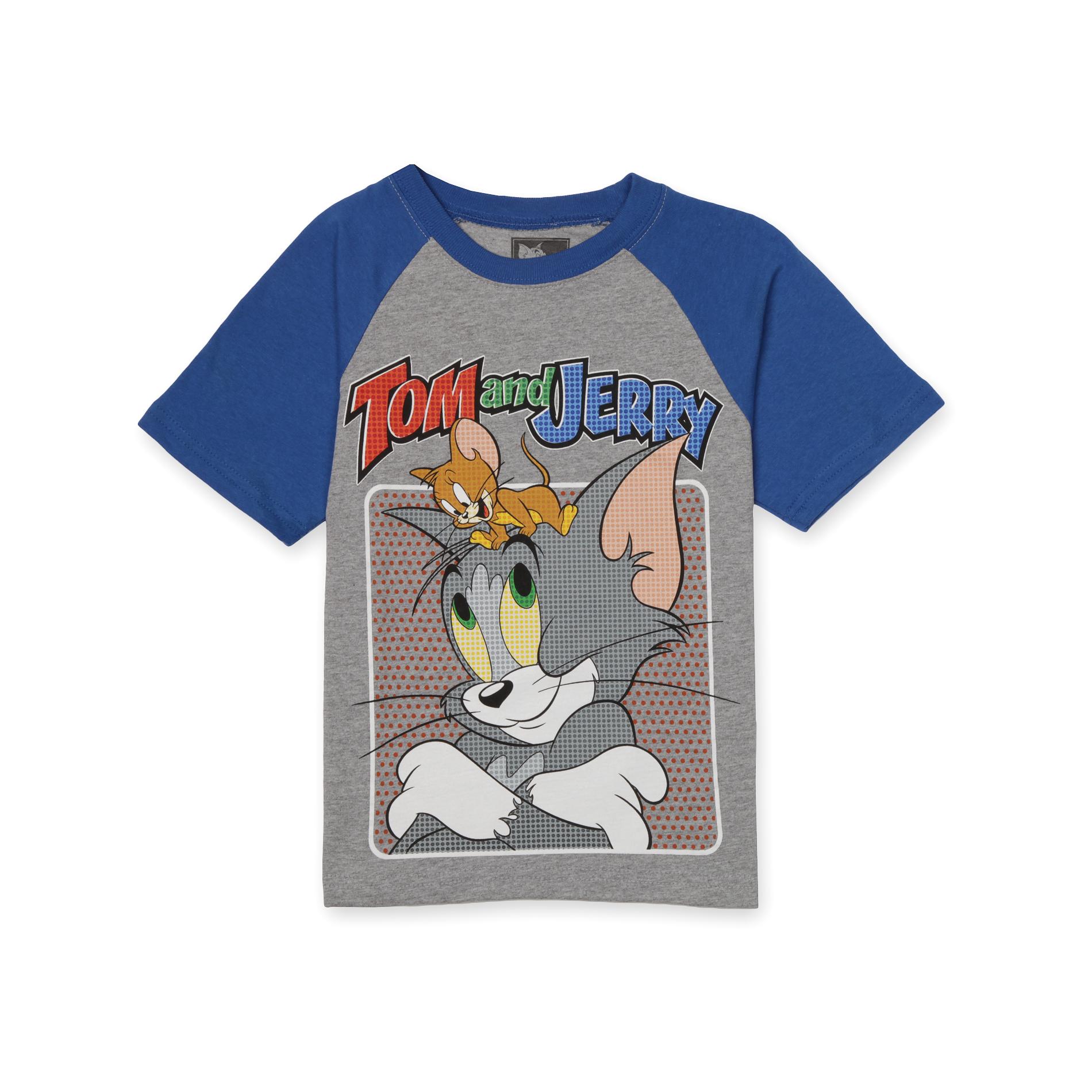 Warner Brothers Tom and Jerry Boy's Graphic T-Shirt