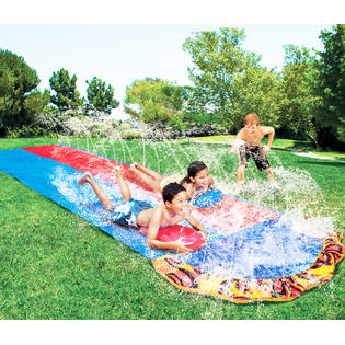 Banzai Speed Blast Dual Racing Slide: Extreme Water Toys from Kmart