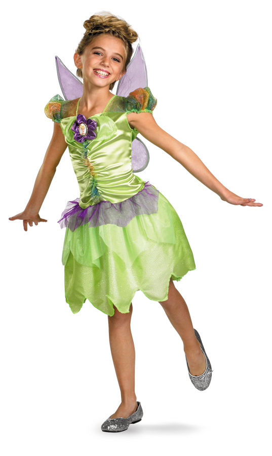 Girls Tinker Bell Rainbow Halloween Costume