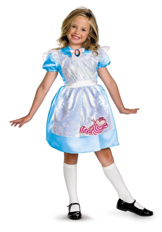 Disguise Alice Classic Girls Halloween Costume