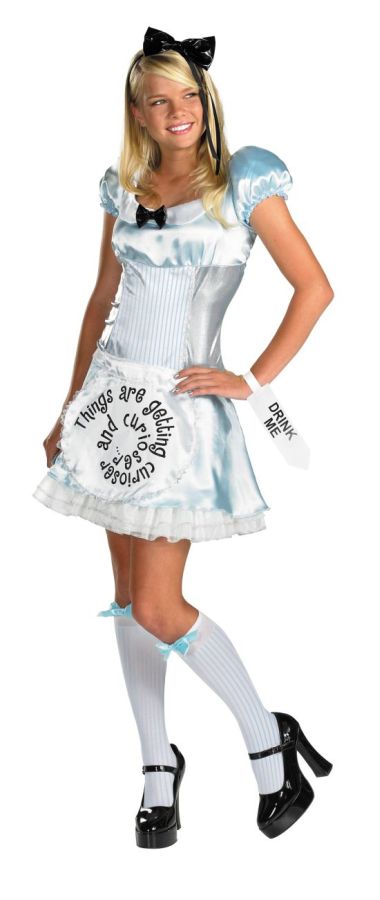 Girls Alice Teen Halloween Costume Size: XL