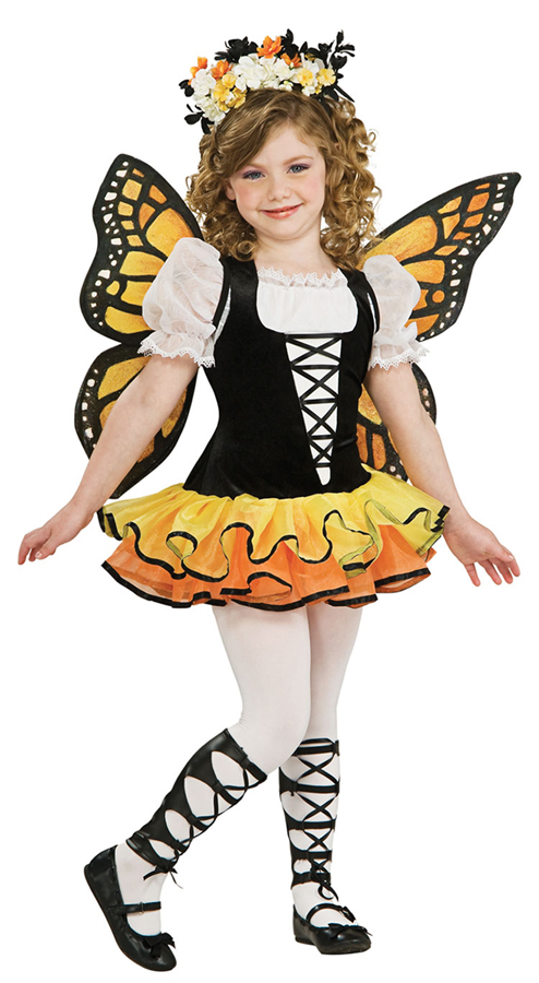 Girls Monarch Butterfly Halloween Costume
